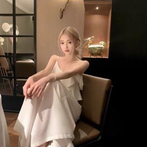 盘盘【贵女松弛】夏季新款棉麻荷叶边飘带上衣+阔腿长裤两件套装