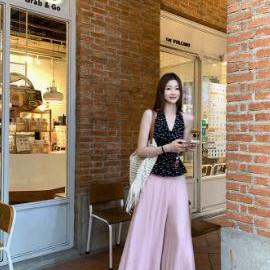 新中式国风EIA一尧【美学波普】慵懒松弛感套装女春夏上衣+阔腿裤