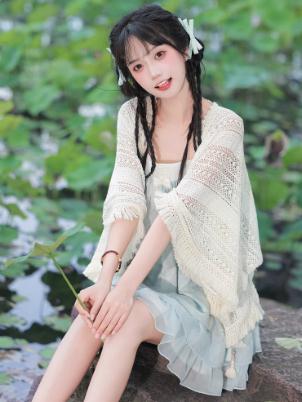 海盐少女原创汉服改良汉元素连衣裙套装日常新中式国风可爱夏季薄